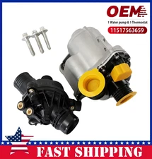 Electric Engine Water Pump & Thermostat Kit For BMW 135i 3.0 L6 E82 11517563659