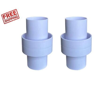 1.5'' Pool Hose Connector Adapter, Pack of 2 - Durable & Compatible with Hayward