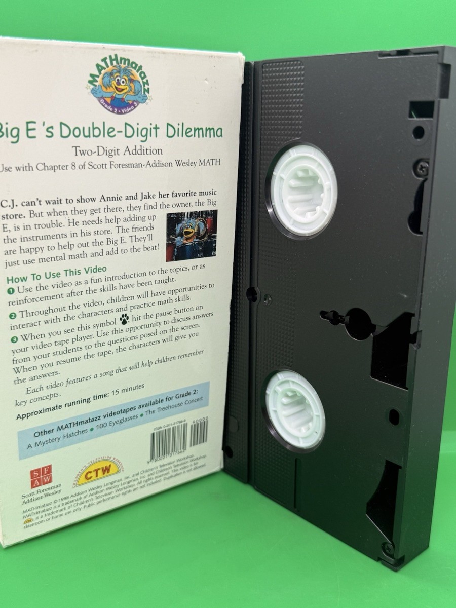 【VHS】Domestic child ビデオ2本セット　ドメチャ Mathmatazz VHS Lot Tree House Concert & Big E's Double-digit