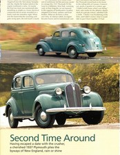 1937 Plymouth P4 Color 4 Pg Review - Green 1937 Plymouth P4 Color 4 Pg Review - Green