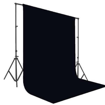 King Mills 10x8 ft Black Backdrop Curtain for Photography, Also Serving as Ba...