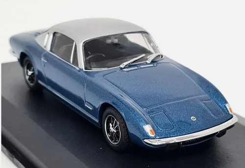Oxford LE002 1/43 - Lotus Elan Plus 2 Lagon Blue / Silver Diecast Scale Model Ca