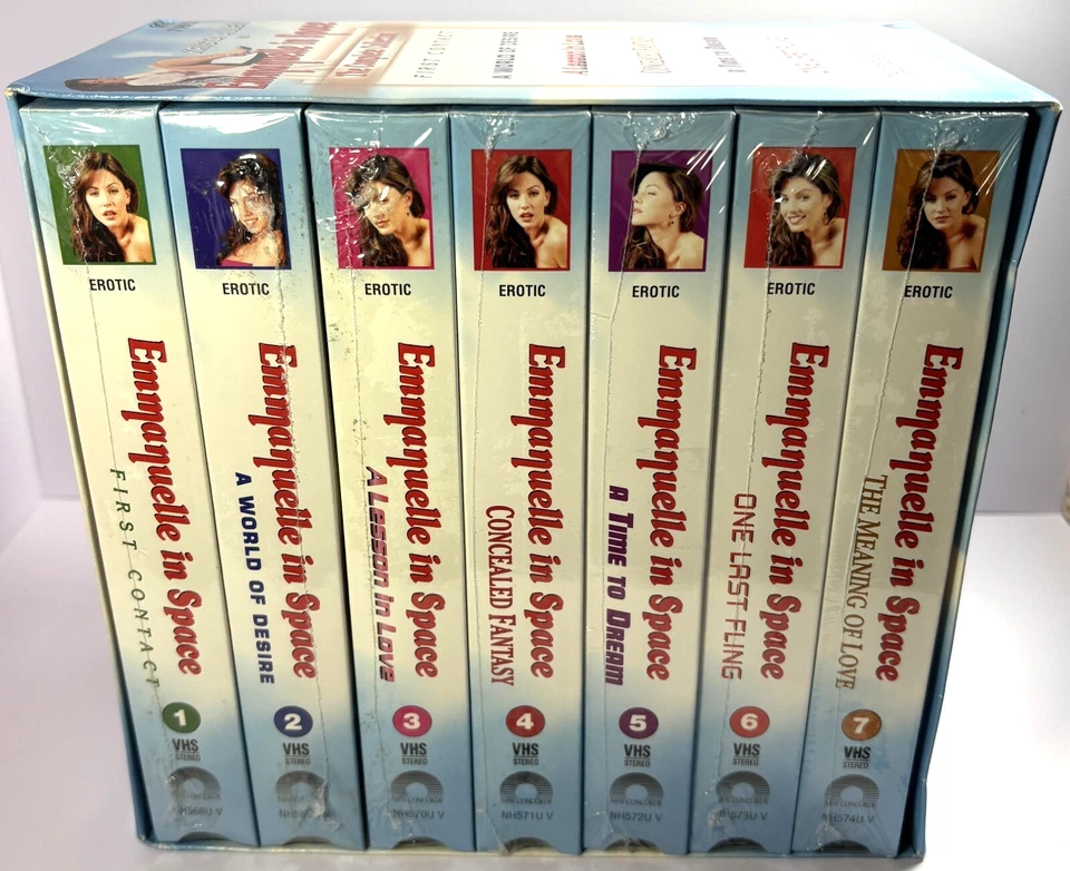 EMMANUELLE IN SPACE Complete Collection VHS Box Set Krista Allen RARE SEALED - Image 2 of 4