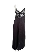 La Perla Black Silk Lace Slip Dress Sz 2 Made...