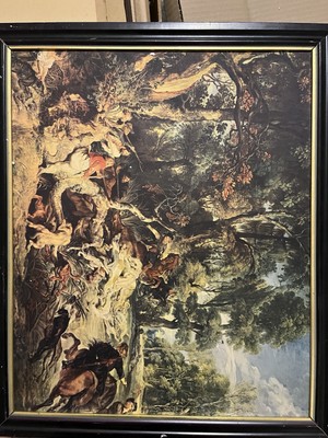 PETER PAUL RUBENS   DIE WILDSCHWEINJAGD The Wild Boar Hunt Gemäldegalerie 