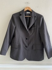 Story Prada Lightweight Gray Blazer Jacket Women’s Size M/L  Office Career 