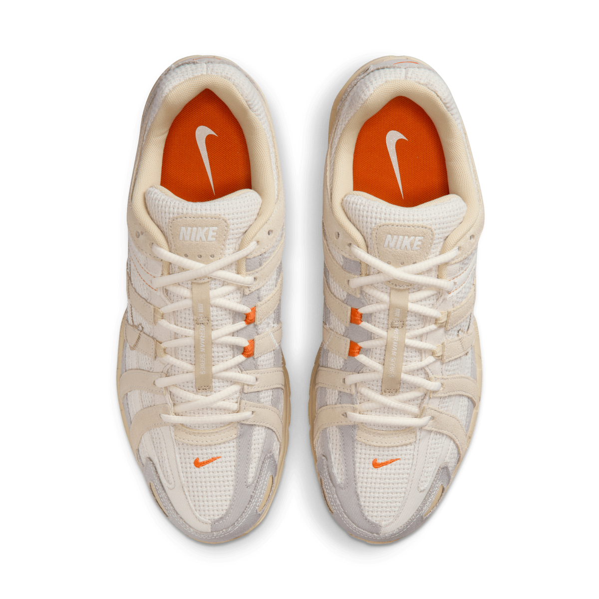 Nike P-6000 College Grey Khaki Safety Orange Men's Sports Sneaker