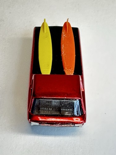 Vintage Hot Wheels Redline 1968 BRIGHT Cherry Red Deora US - - Picture 5 of 24