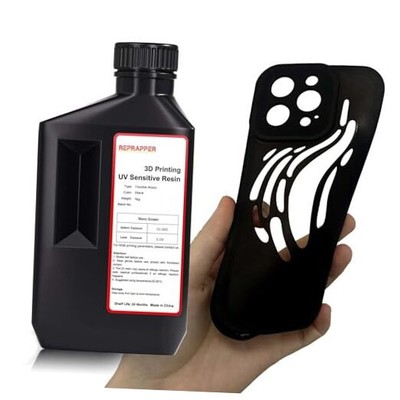  Flexible Tough (Shore 80A) 3D Printer Resin, Soft Rubber/TPU Like 3D Printing 