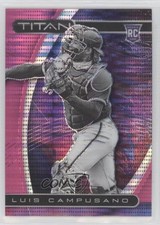 2021 Panini Chronicles Titan Pink Pulsar Prizm Luis Campusano #18 0o1