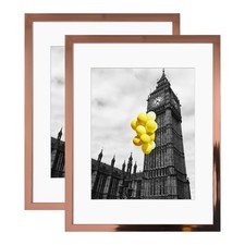 11x14 Picture Frame 2 Pack, Made of High Definition Plexiglass for 11 x 14 Ro...