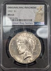 1922 Peace Silver Dollar $1 - NGC MS63 - Bag Fragment! - 1c Auction!