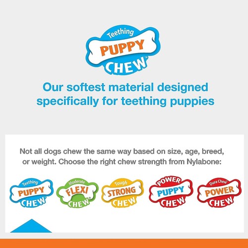 Puppy Chew Key Ring Toy, Toys for Teething Puppies, Multi Color, Bacon Flavor... - Bild 4 von 9