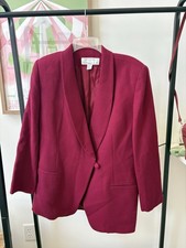 VINTAGE Rena Rowan for Saville 100 Wool Blazer Jacket Made in USA