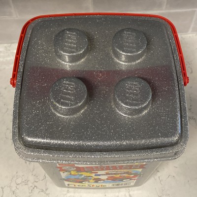 VINTAGE LEGO SYSTEM Freestyle: Limited Edition Silver Bucket (3027