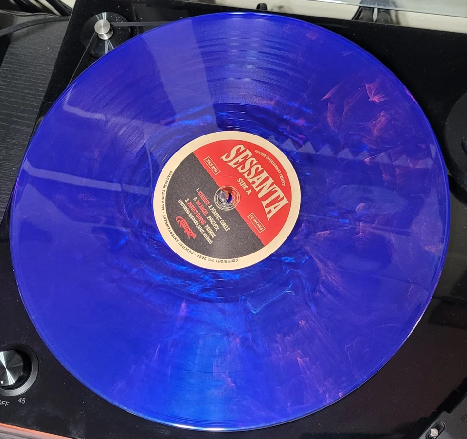 Sessanta V2.0 E.P.P.P Galaxy Blue Vinyl Signed by APC, Primus, Puscifer 5/25/25 - Image 3 of 4