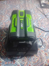 Genuine Ego 56V 2.5AH Battery with Charger - For Parts/NOT Working
