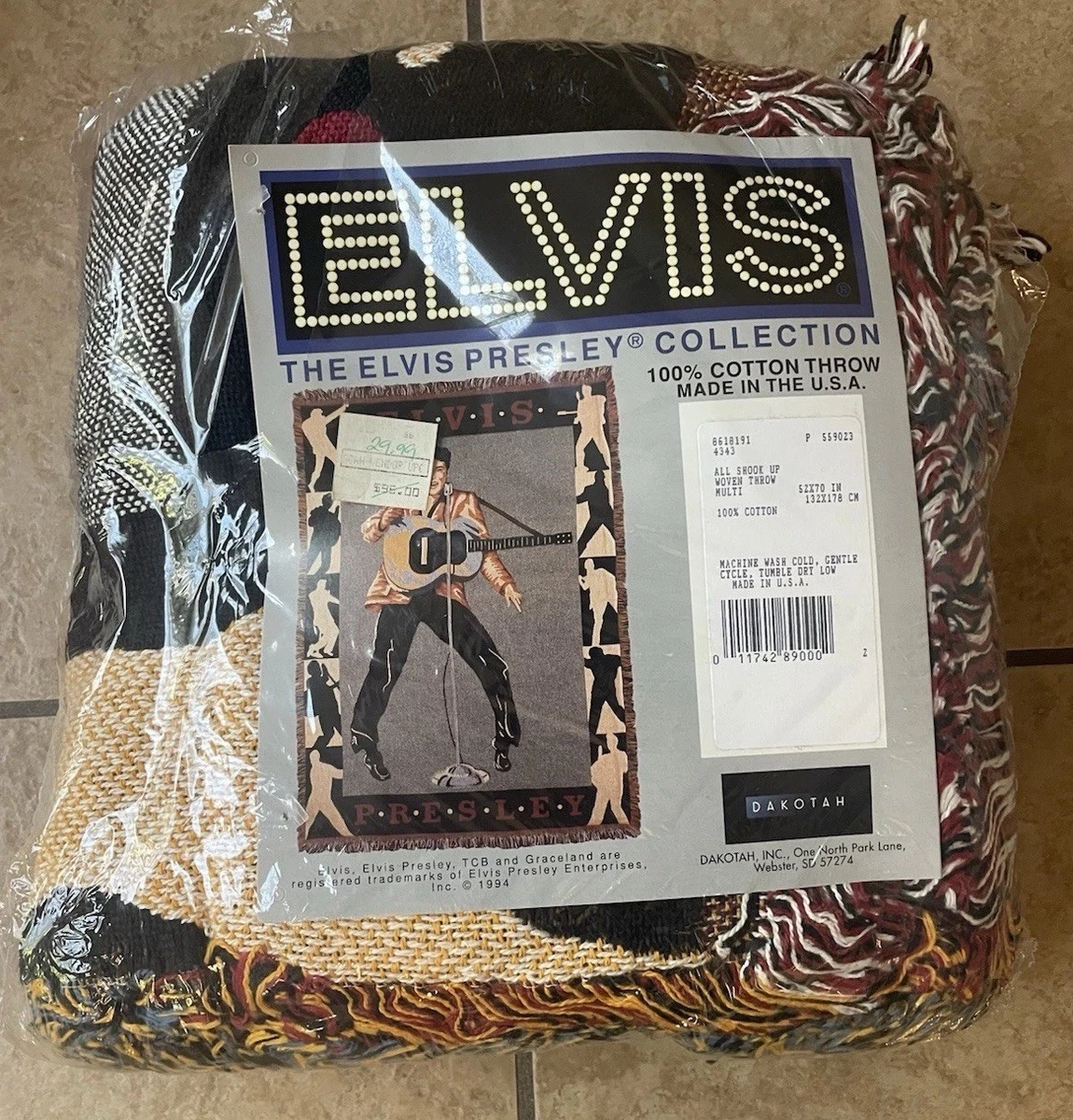 Elvis Blanket Indiana OTHER Elvis Presley Memorabilia for sale | eBay