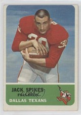 1962 Fleer Jack Spikes #23 2u3