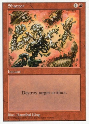 1X SHATTER RED 5TH FIFTH EDITION MTG MAGIC HP X1 (yourdeckbuilder)