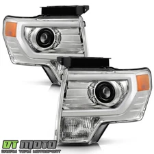 [Factory Projector Style] Headlamps For 2009-2014 Ford F150 Halogen Headlights