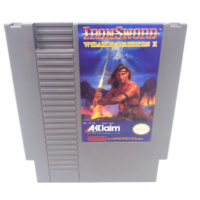Wizards And Warriors 1 & Wizards And Warriors 2 Iron Sword NES Carts Only