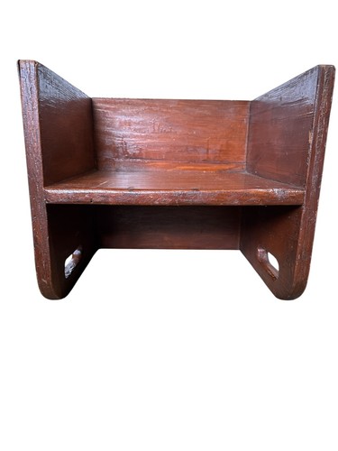 VTG Wood Booster Seat Restaurant Style 13 X 11.5 Inches