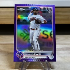 2022 Chrome Update Base Purple #USC79 Royce Lewis - Minnesota Twins