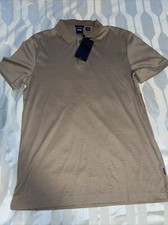 Hugo BOSS Mens Phillipson Short Sleeved Polo T Shirt Size S black Label