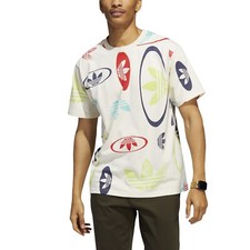 Adidas Originals ALL OVER PRINT TEE AOP Trefoil T Shirt Superstar~Men sz 2XL NWT