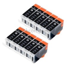 10x Patrone PGI-5 bk XL für CANON IP4500X IP3300 IP3500 IP4200X IP4300 MX850
