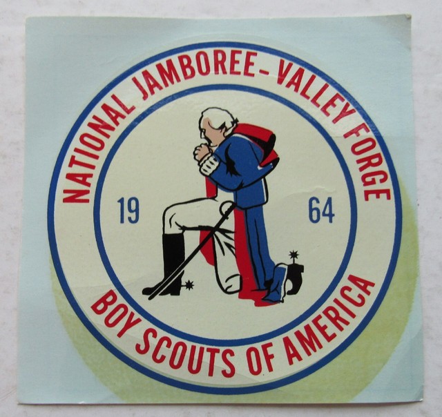 Boy Scouts Of America National Jamboree Decal Valley 1964 Unused