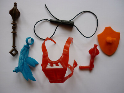 Vintage Mattel MOTU He-Man & Masters of Universe Weapons Accessories Lot 6 Items