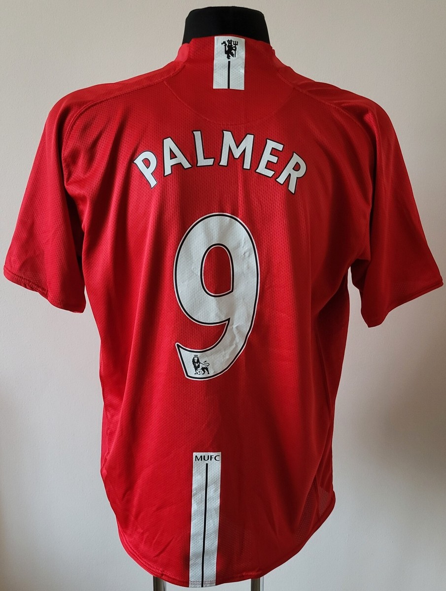 Manchester United 2007-2009 Home football Nike Man shirt #9 Palmer