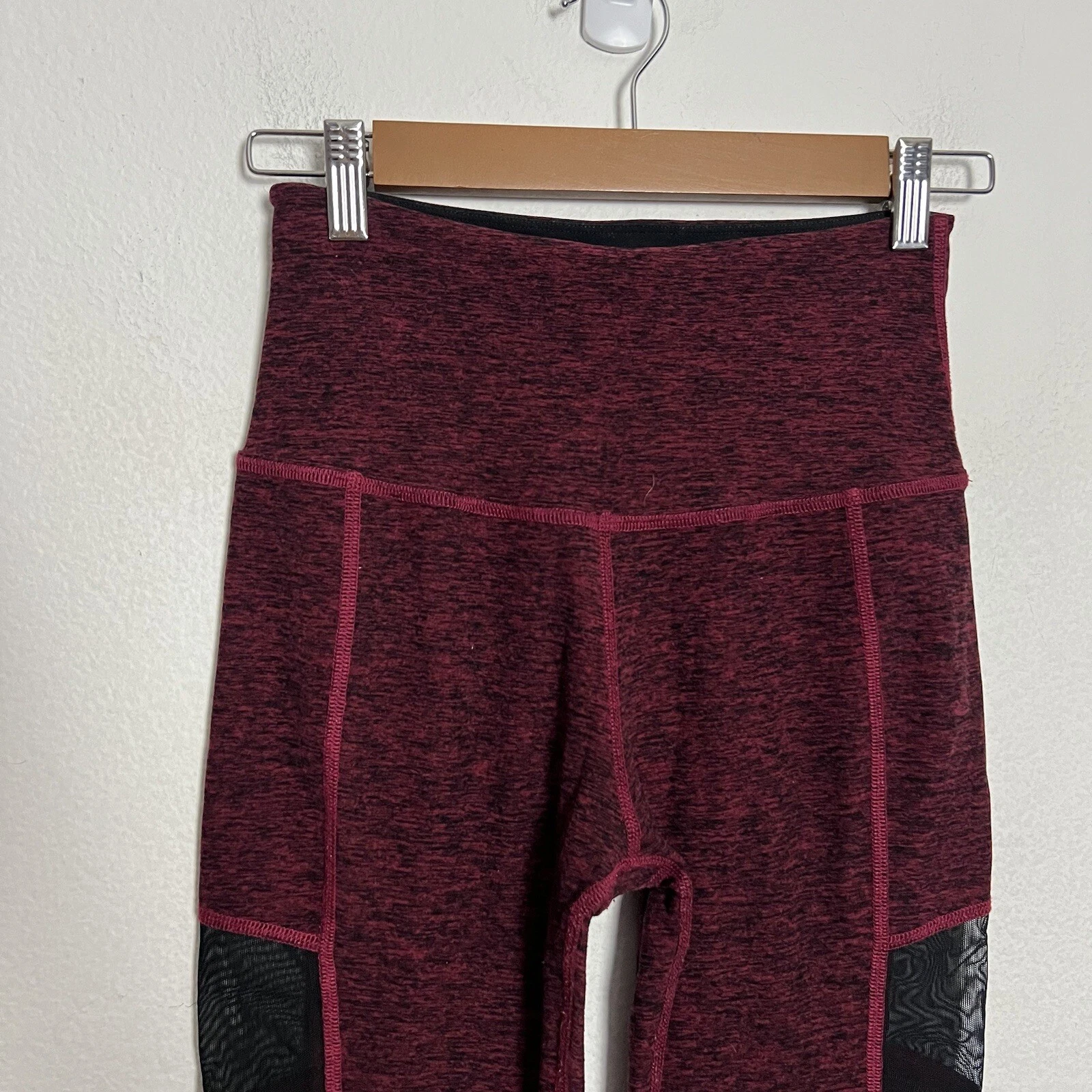 beyond-yoga iconic spacedye mesh high waisted leggings