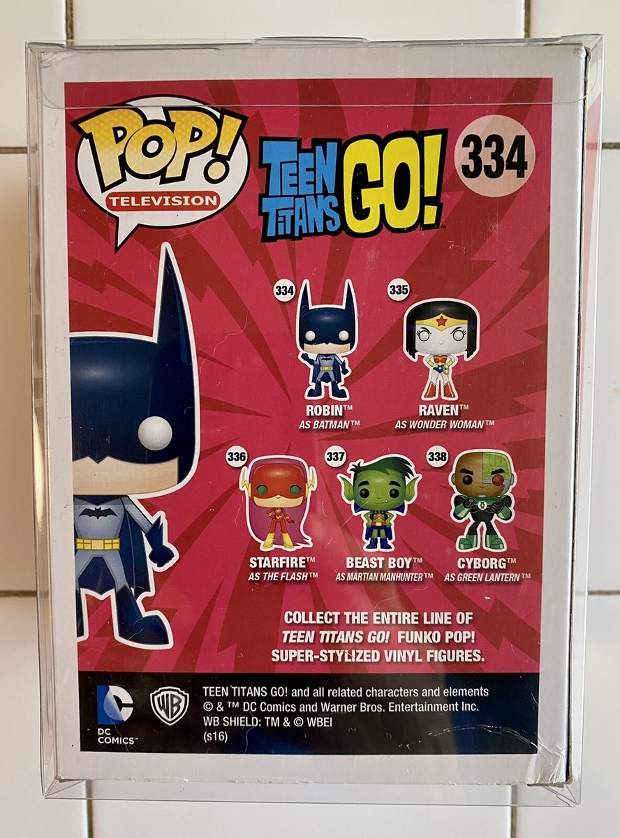 FUNKO POP! TV #334 ROBIN (As Batman)-Teen Titans Go! 2016 Toys R