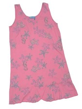 Med FRESH PRODUCE pink TROPICAL WATERS TULIP TANK DRESS New Sea Turtles