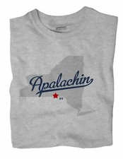 Apalachin New York NY T-Shirt MAP