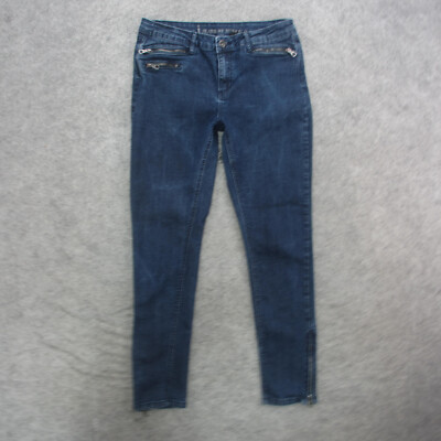 Buffalo Jeans Women's 10 Blue Dark Wash Skinny Jeans