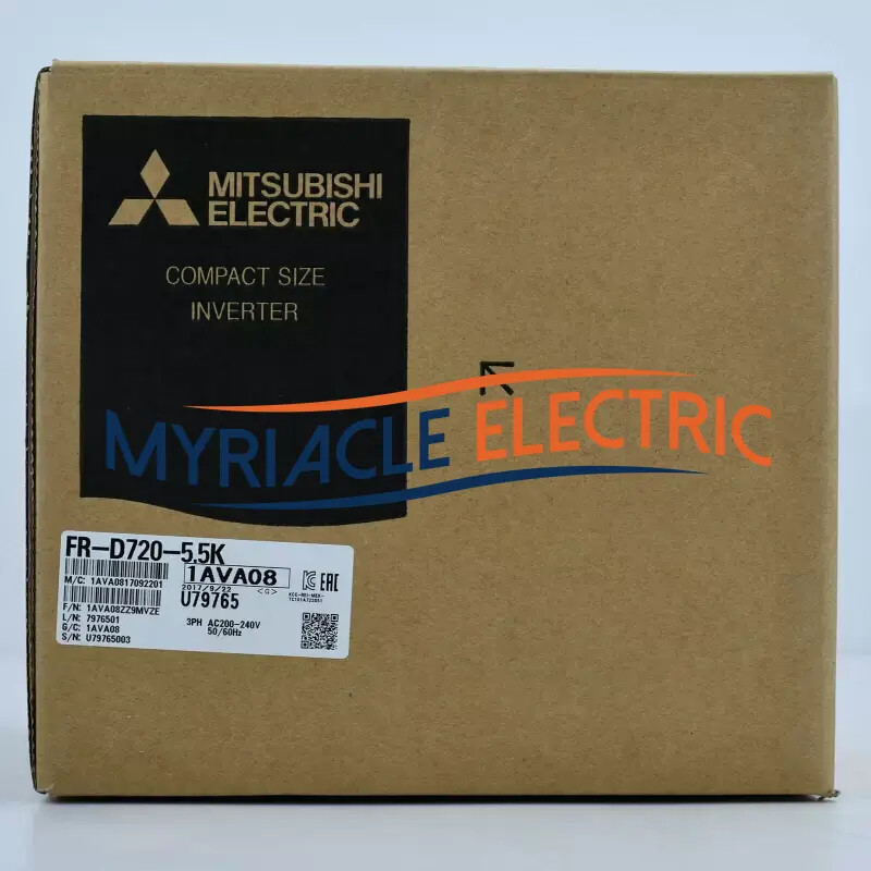 1PC New Mitsubishi FR-D720-5.5K Inverter FRD7205.5K 1PC New Mitsubishi FR-D720-5.5K Inverter FRD7205.5K