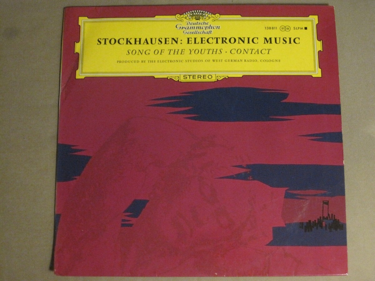 KARLHEINZ STOCKHAUSEN ELECTRONIC MUSIC LP ORIG 1962 DG 138 811