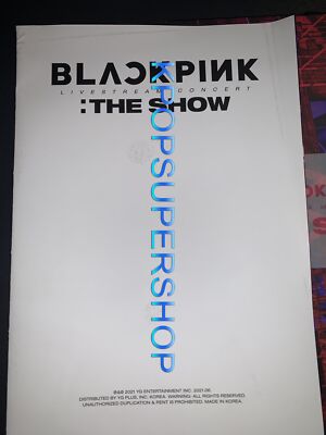 Blackpink 2021 The Show 2 DVD Photobook Photocards Magnets