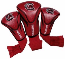 NCAA South Carolina Fighting Gamecocks 3 Pack Contour Golf Club Headcover