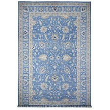 13'x20'7" Blue All Over Mahal Design Hand Knotted Oversized Oriental Rug R89475