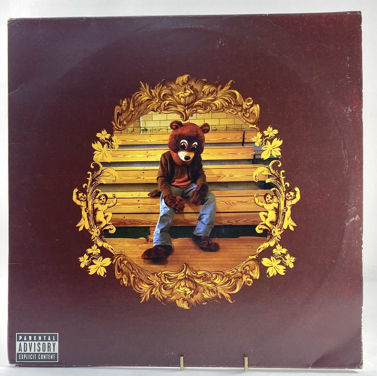 KANYE WEST COLLEGE DROPOUT 2004 2LP EX Vinyl Record Lyric DEBUT