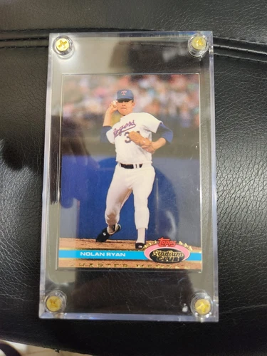 1 Of 1 Nolan Ryan Mint 1991 Tops STADIUM CLUB CARD ERROR - ONLY 1 MADE