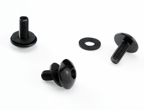 Werkstatt Schrauben Clips Set schwarz + Unterlegscheiben Kunststoff + Klemmen - Bild 2 von 10