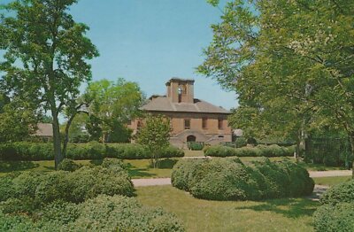 Box Garden And East Wing Strafford Hall Westmoreland VA Vintage Chrome Post Card