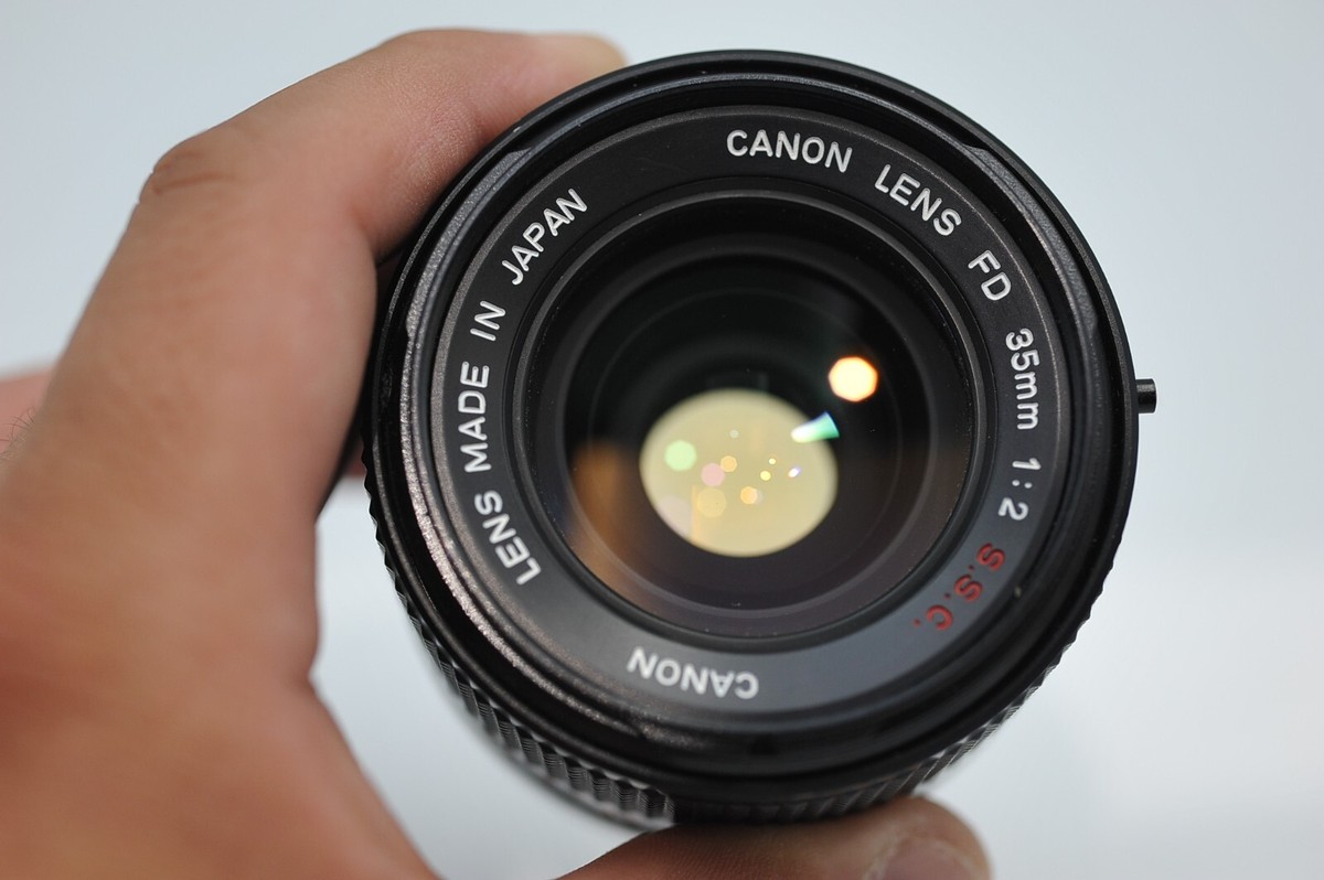 Canon FD 35mm F/2 S.S.C. Concave MF Lens | eBay