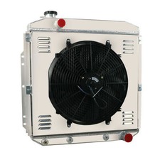 3-row Radiator Shroud Fan Fit 1953-1956 Ford Pickup F100 F250 F350 Tv8 3.5l